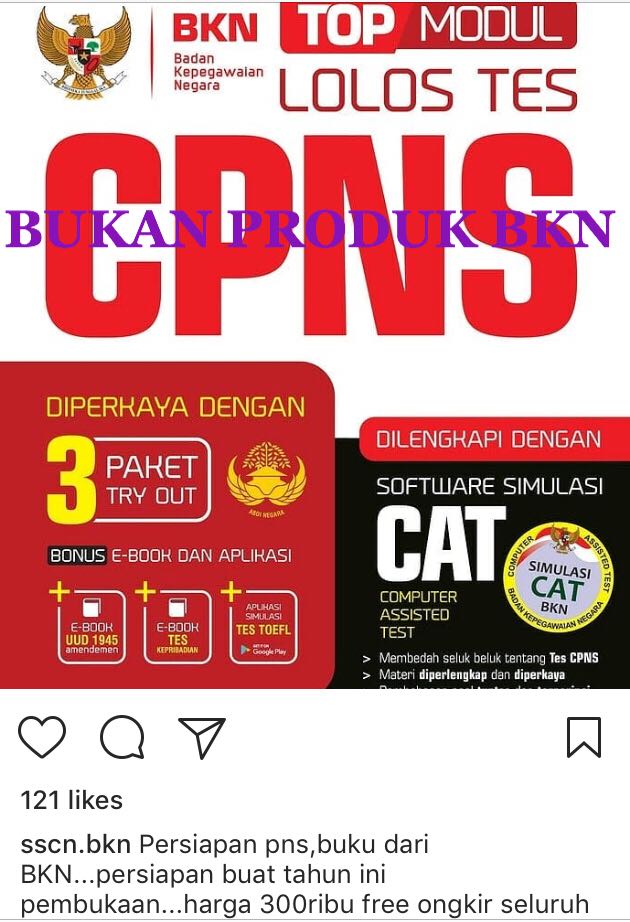 Buku Mengatasnamakan BKN